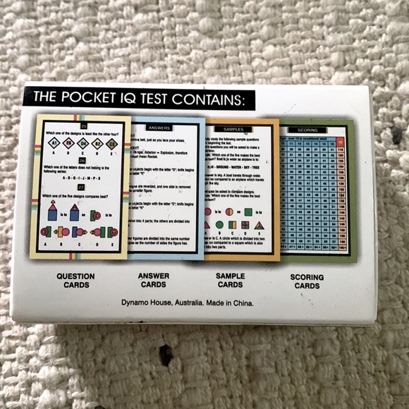 Pocket IQ test, NIB, fun portable IQ test game - Picture 2 of 7